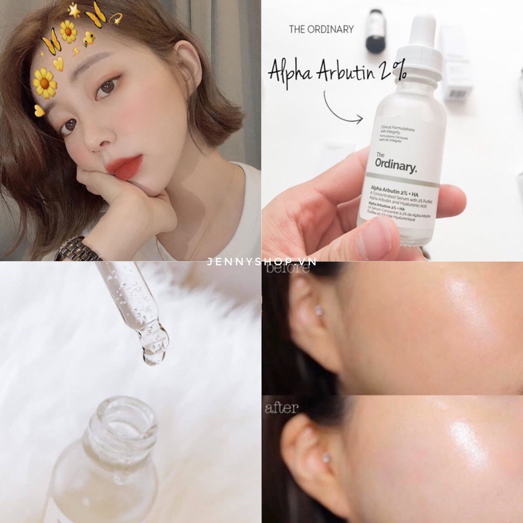 Tinh Chất Dưỡng Trắng The Ordinary Alpha Arbutin 2% + HA Serum