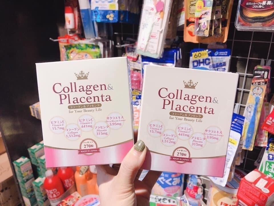 [Hàng chính hãng] Hộp Collagen Placenta 5 in 1- chuyên Hàng Nhật.