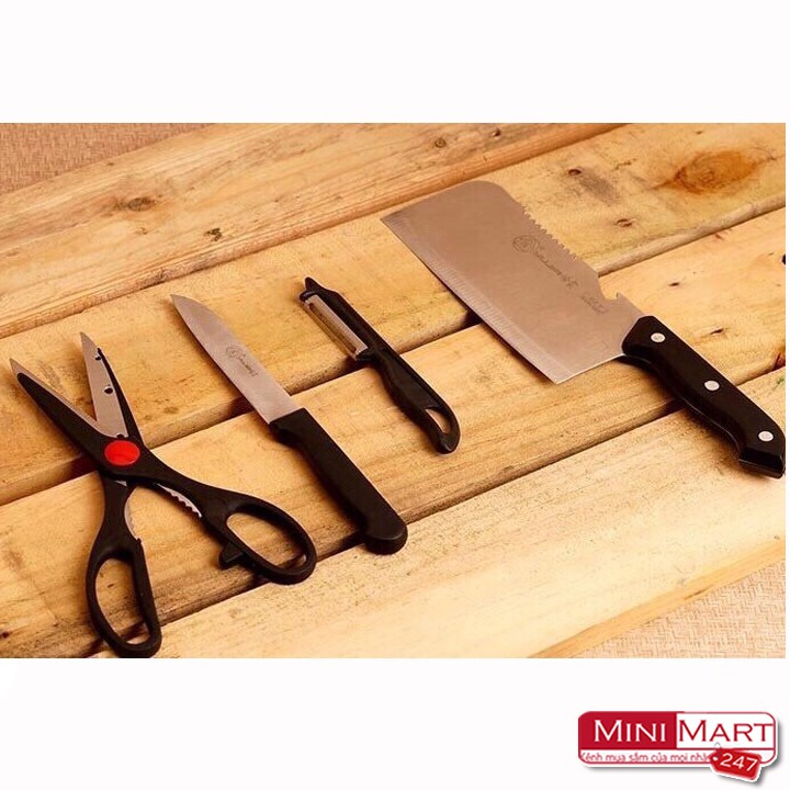Bộ Dao Kéo Nhà Bếp 4 Món