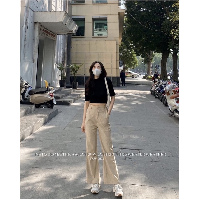 Quần nhung ống loe SIÊU HOT hàng Quảng Châu siêu đẹp