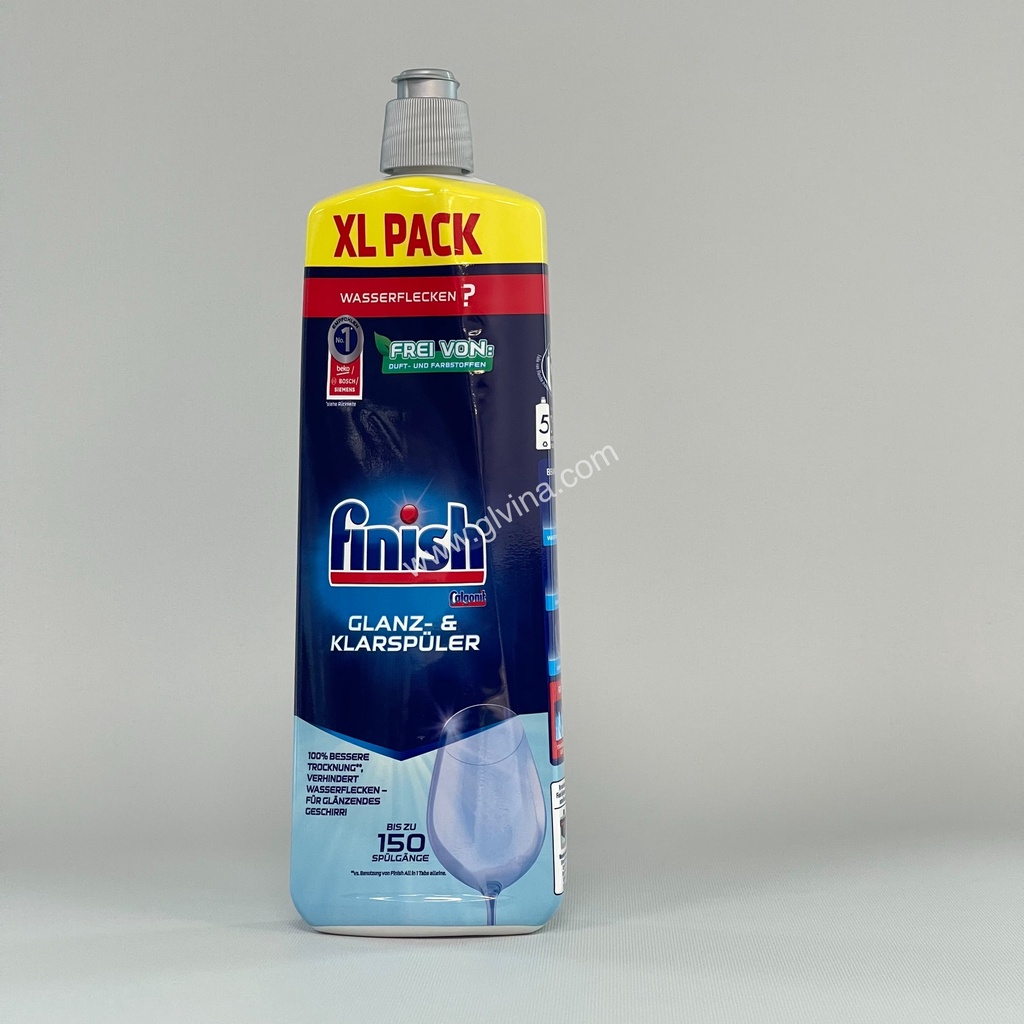 Combo bột rửa chén bát Finish Classic hương chanh 2.5kg muối 1.5kg bóng 800ml dành cho máy rửa bát- SIÊU TIẾT KIỆM