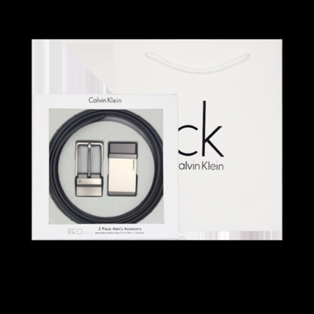 Thắt Lưng CK Fullbox Dây da kèm 2 mặt thắt lưng thay đổi