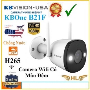 Camera Wifi KBone KN-B21F Siêu Nét Ngoài Trời Có Màu Đêm Full HD 1080P, Kbone B21 2Mp , Kbone B41 4Mp -Hàng Chính Hãng