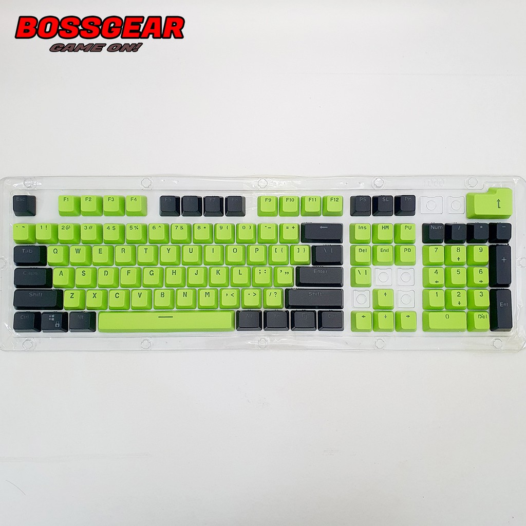 Bộ Keycap PBT 106 BG1-v1 Phím Double Shot Xuyên LED ( OEM Profile, Ansi layout )