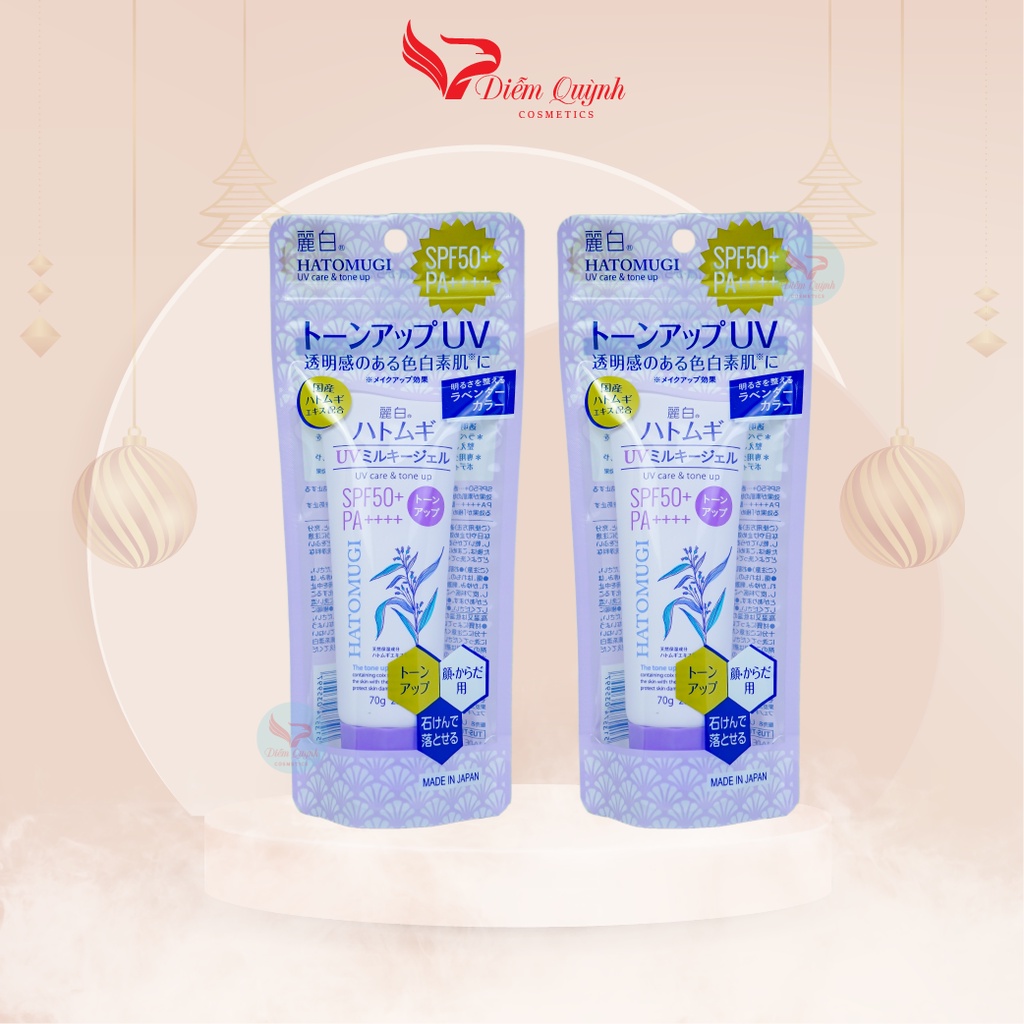 Kem Chống Nắng Hatomugi UV Care &amp; Moisturizing SPF50+ PA++++ Nhật Bản