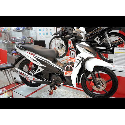 Tem trùm xe máy wave RSX trắng đen đẹp- Độ tem xe máy wave thiết kế theo yêu cầu - Chế tem trùm xe máy wave rẻ đẹp