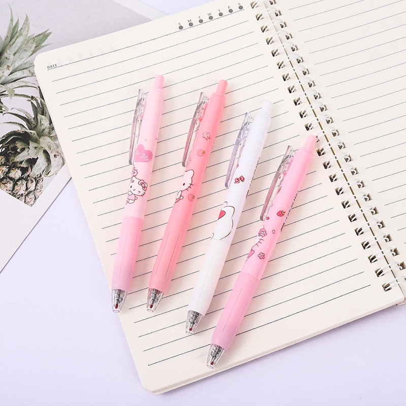 1 Bút Bi Ngòi 0.5mm Mực Đen Hình Cô Gái Xinh Xắn