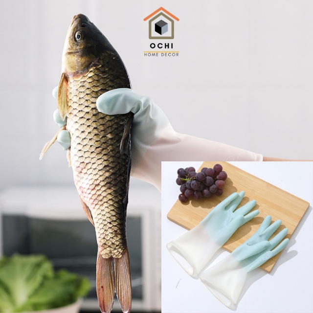 Găng tay cao su đa năng, găng tay rửa bát, bao tay silicon siêu bền