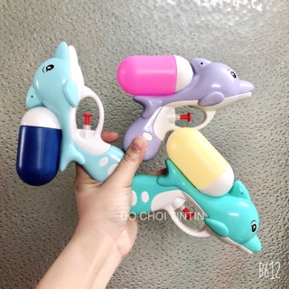 ( HTT01 ) Đồ chơi súng bắn nước hình cá heo