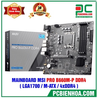 Mua Bo mạch chủ MAINBOARD MSI PRO B660M-P DDR4 ( LGA1700 / M-ATX / 4XDDR4 ) hàng chính hãng 36T