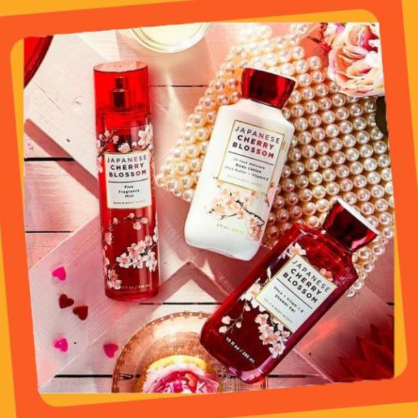 Xịt Thơm Body 💘 BBW® Xịt Thơm Toàn Thân Bath And Body Works - Japanese Cherry Blossom 236ml New 2020