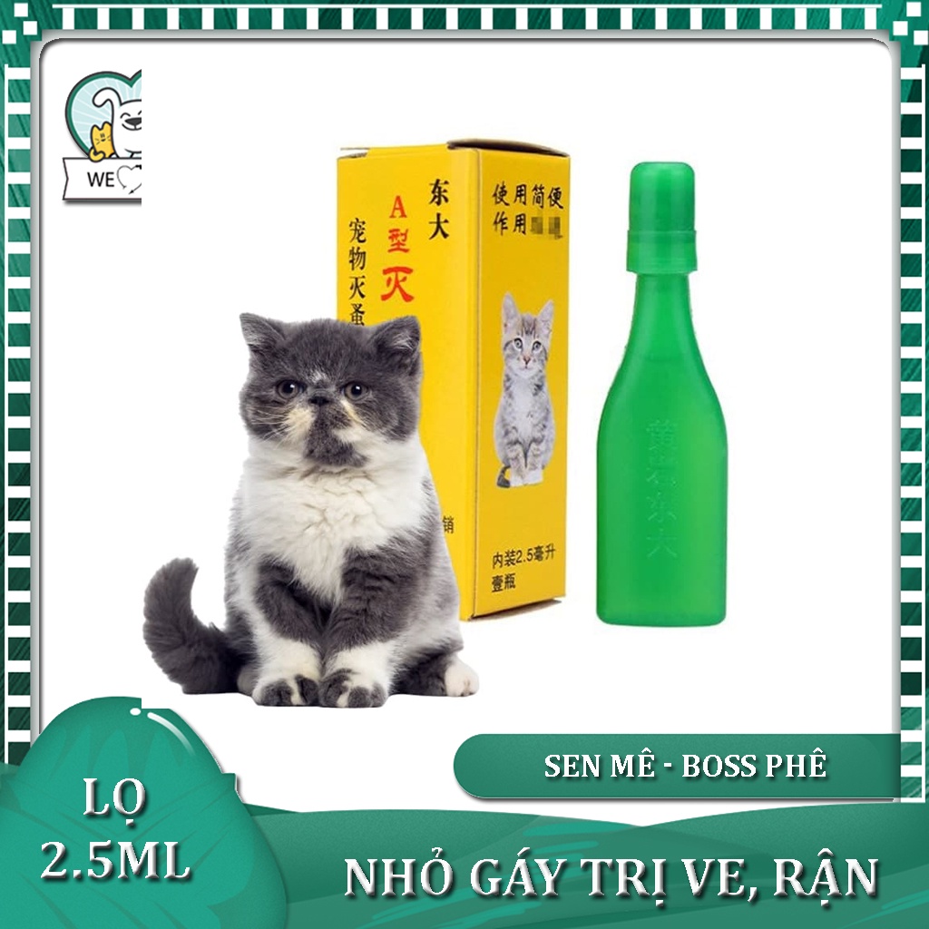 Trị bọ nhỏ gáy xuất xứ Đài Loan - Phụ kiện thú cưng - Lida Pet Shop