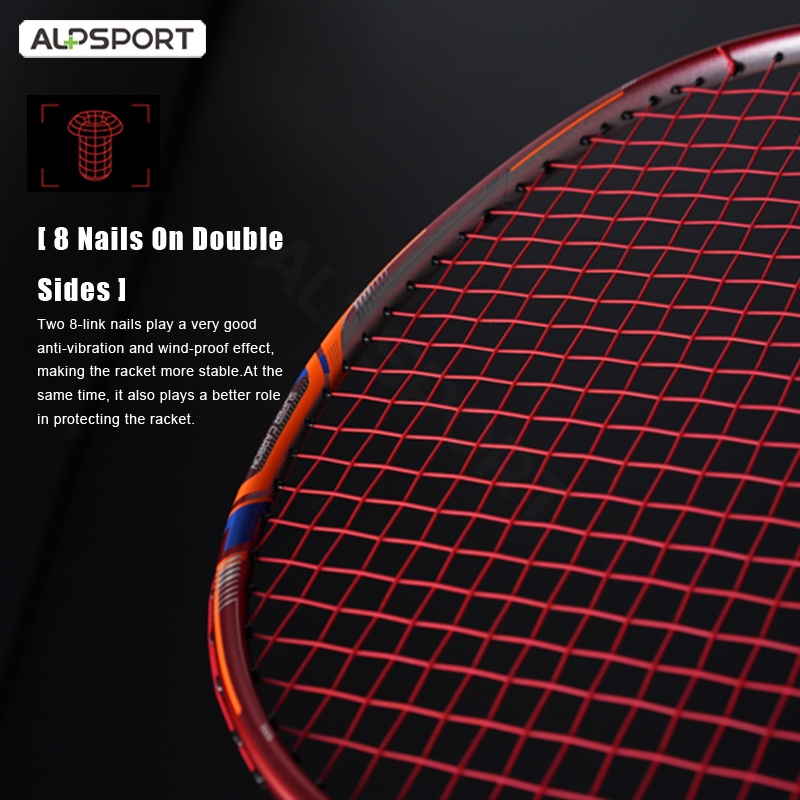 Vợt cầu lông ALPSPORT ALP GJ 10U 52g tối đa 35Lbs bằng sợi carbon siêu nhẹ