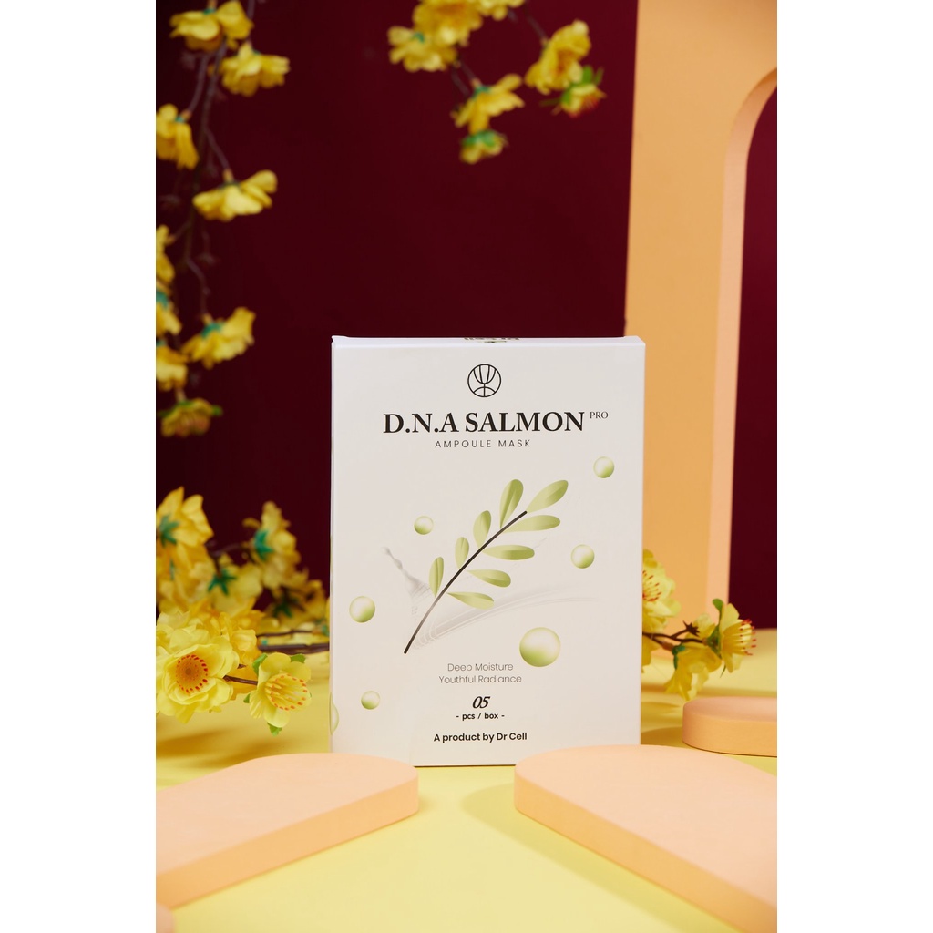 Mặt Nạ DNA SalMon Dr Cell Dưỡng Da, Cung Cấp Độ Ẩm, Tái Tạo Collagen 25ml - CL15