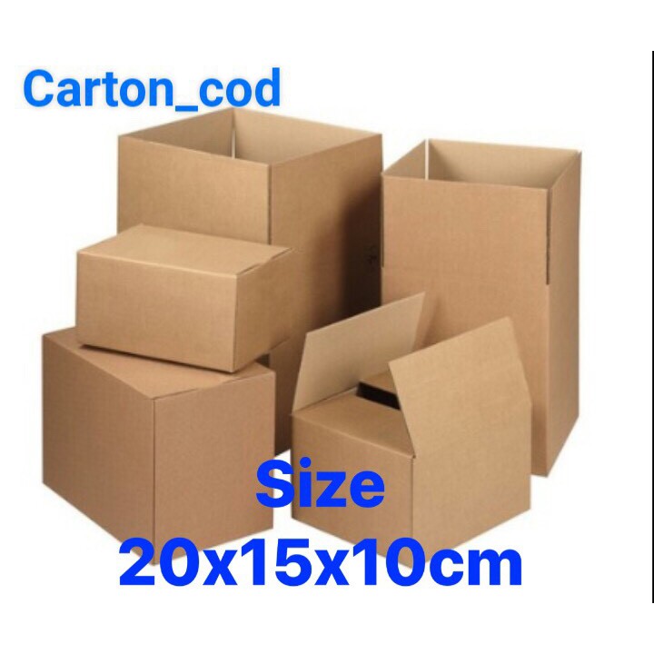 20 Thùng hộp carton size 20x15x10cm