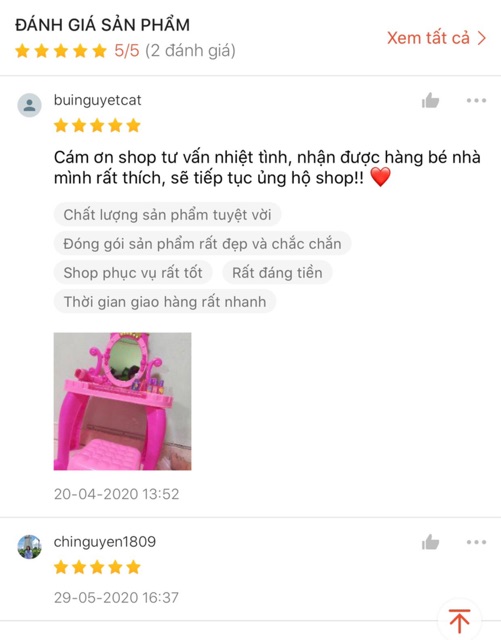 Bàn trang điểm đồ chơi có đàn