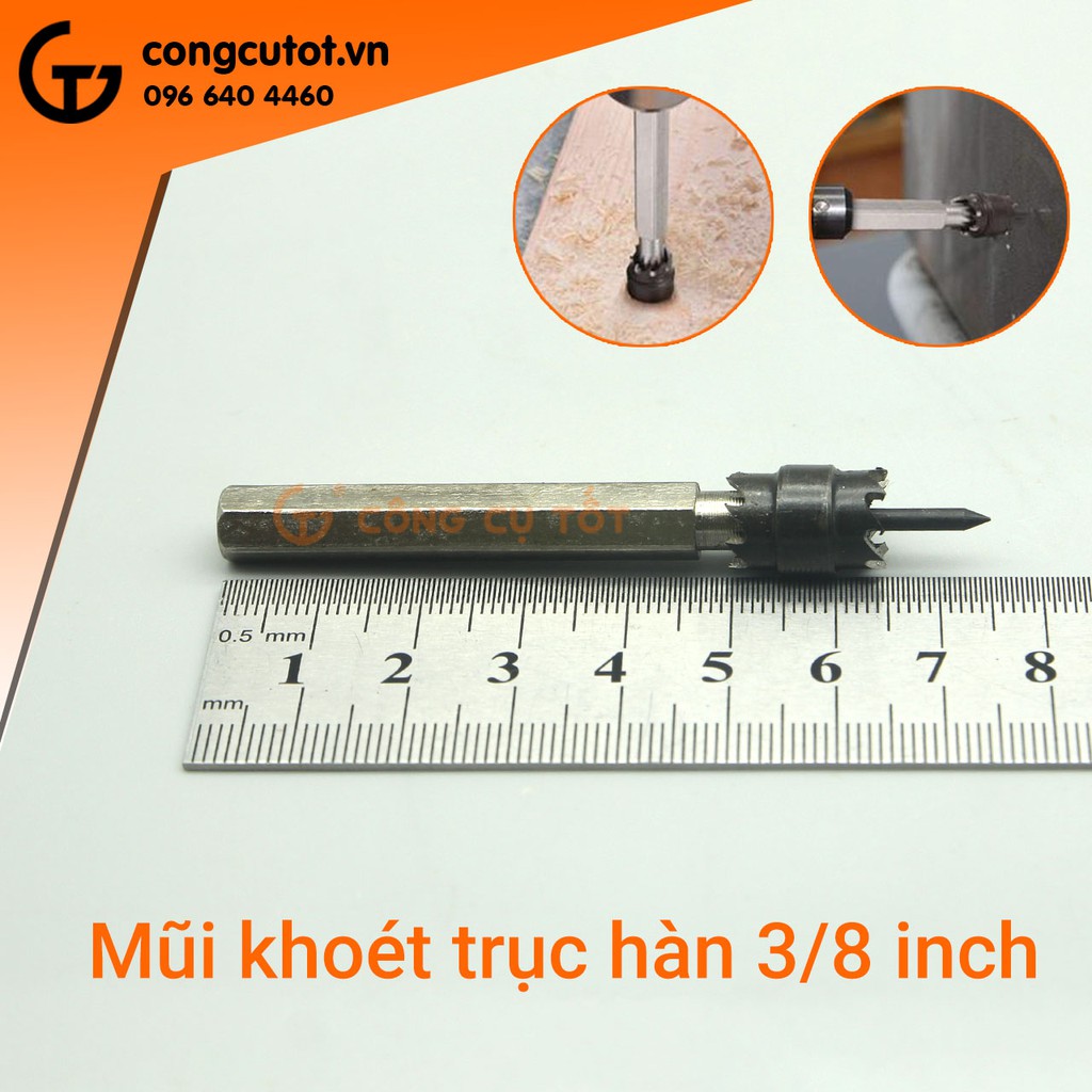 Mũi khoét gỗ kép trục hàn