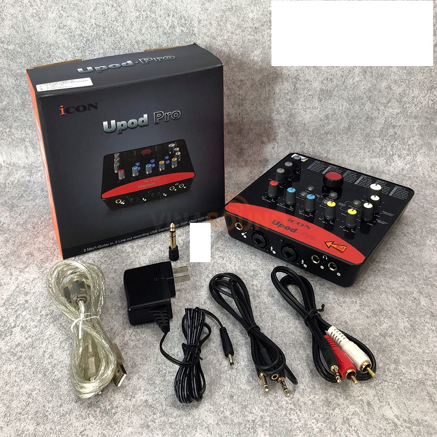 Combo thu âm livestream karaoke cao cấp micro Max 87 pro và sound card Icon Upod hàng chuẩn tặng đầy đủ phụ kiện xịn sò