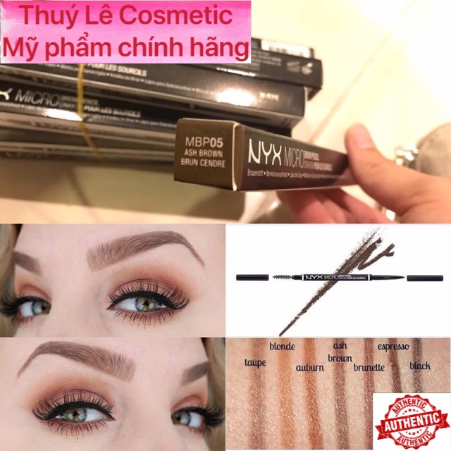 Chì Kẻ Mày Siêu Mảnh NYX Micro Brow Pencil