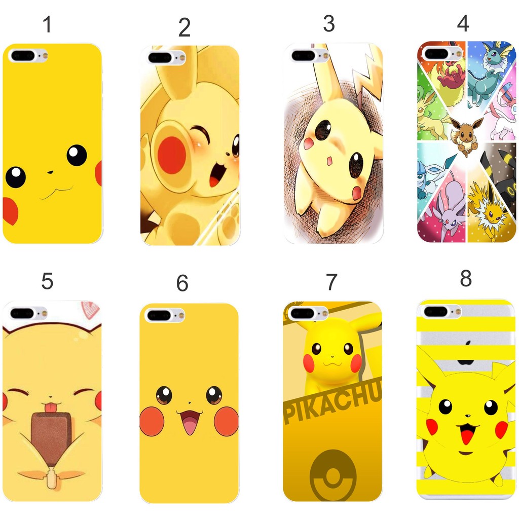 Ốp lưng iPhone 7 Plus in hình Pikachu