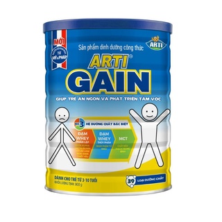 [Combo 2 Lon ] Sữa Arti Gain Xanh dành cho trẻ Gầy 900g
