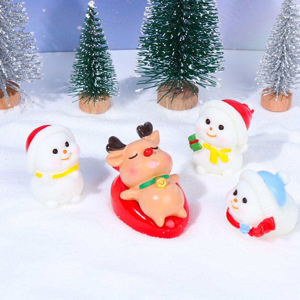 ZAIJIE24 Xe Lửa Mini Có Đèn Led Trang Trí Giáng Sinh