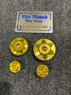 Ốc chụp mâm lửa xe máy đủ màu