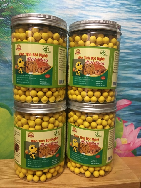 Viên nghệ mật ong rừng 1 kg=1000 viên