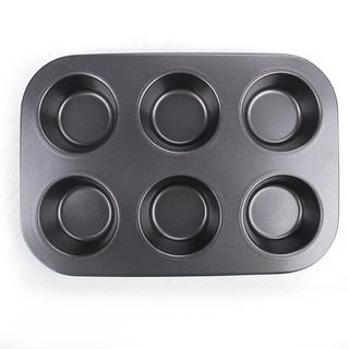 Khay Nướng Cupcake 6 Ô Chống Dính