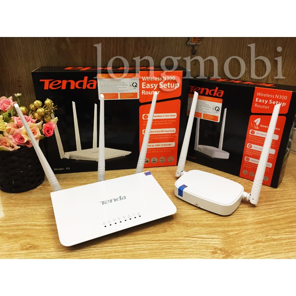 Bộ Phát Wifi 3 Ăng Ten Tenda F303 - Tốc Độ 300Mbps | BigBuy360 - bigbuy360.vn