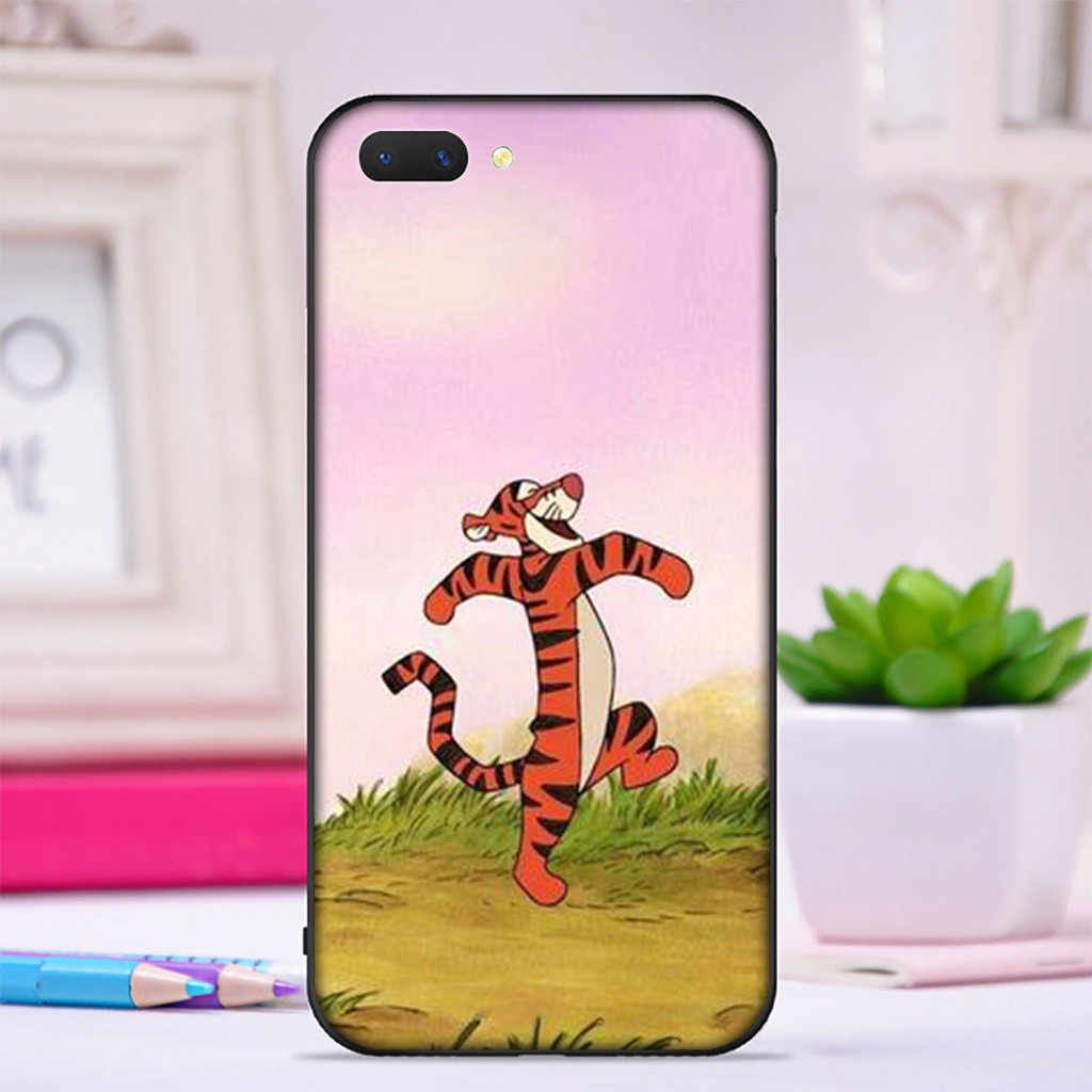 CU96 winnie the pooh Silicone Case Soft Cover OPPO A3s A5s A7 2018 A37 Neo 9 A39 A57 A59 F1s A77 F3 A83 A1 F5 A73 F7 F9 Pro A7X