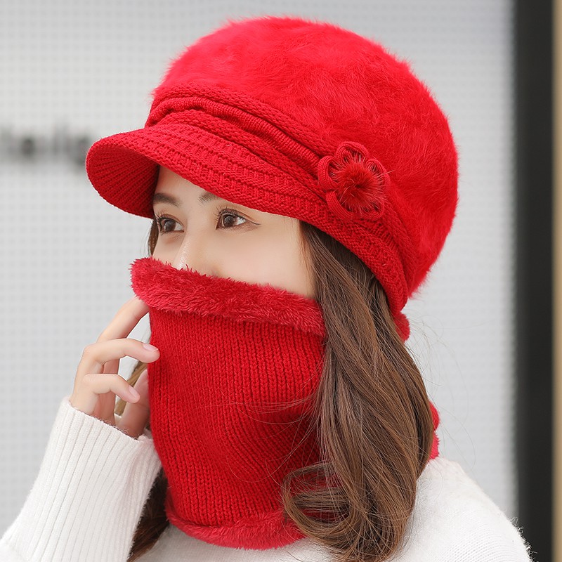 Nón len ấm áp thời trang dành cho nữ