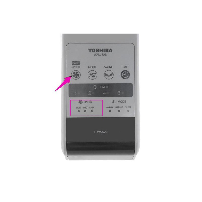 Quạt Treo Tường Toshiba F-WSA20(H)VN