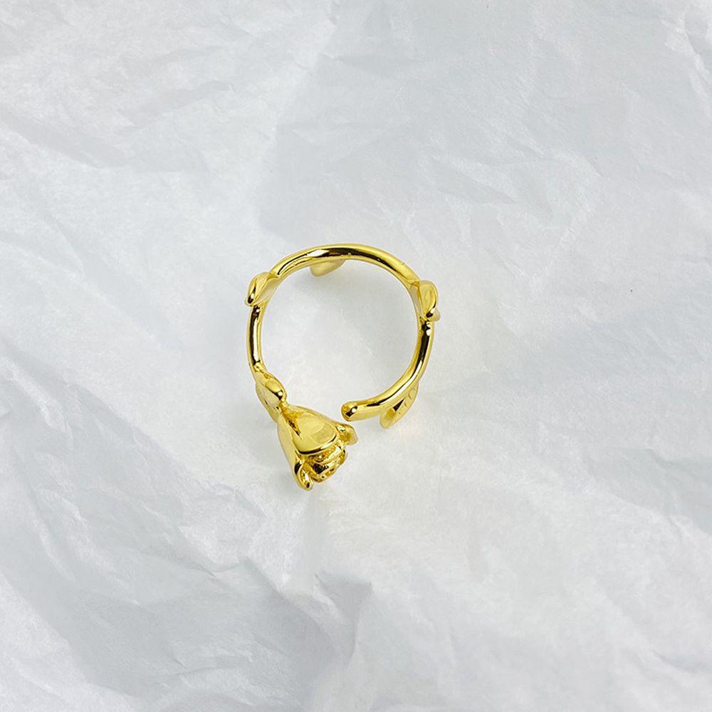 Nhẫn Hình Hoa Hồng Phong Cách Retro Thời Trang Cho Nữ