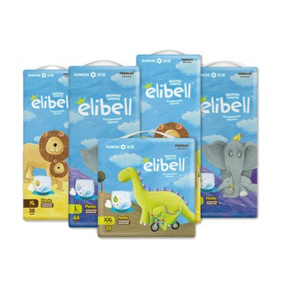 Elibell Tã Bỉm Nội Địa Nga Siêu Thấm Hút Dán S76 M64 Quần M52 L44 XL38 XXL26