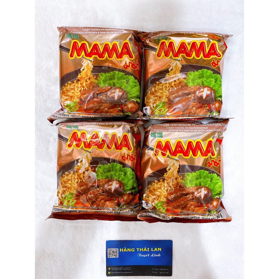 Mì Mama bò hầm 60g
