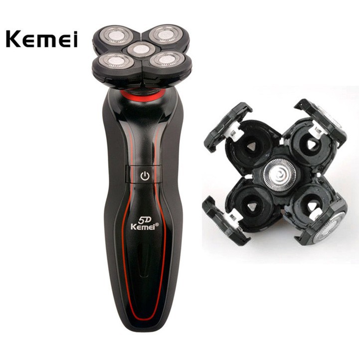 CẠO RÂU KEMEI KM-6181 NĂM ĐẦU LƯỠI 5D