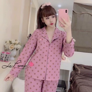 Bộ pizama nhung tăm (ảnh thật)