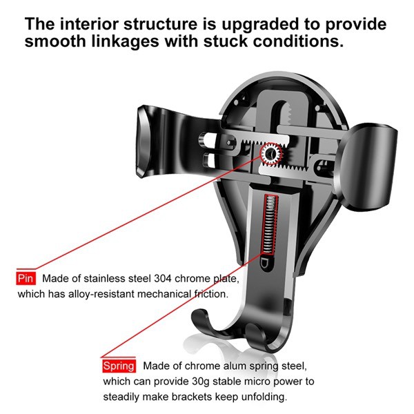 Đế giữ điện thoại dùng trên ô tô Baseus Osculum Type Gravity Car Mount (hút chân không, gắn táp lô xe)