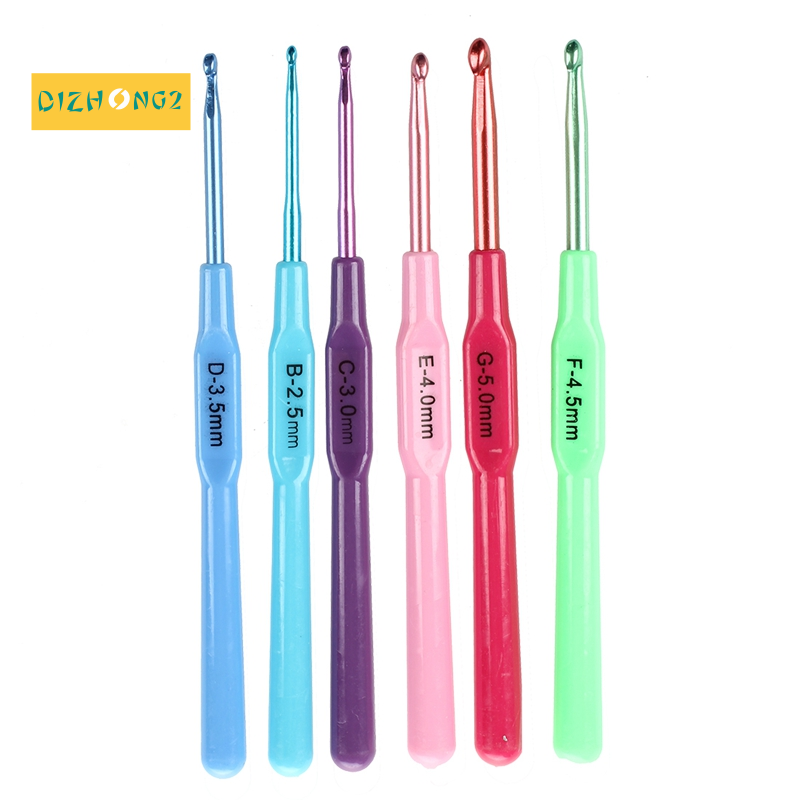 Bộ Dụng Cụ Đan Móc Len Bằng Nhựa Màu Sắc Ngẫu Nhiên