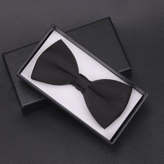 Nơ Thắt Nơ Thắt Nơ Nam Nữ Chổi Anh Em Nhóm Trang Phục Trang Phục Cưới Mờ Nguyên Chất Màu Đen Hợp xướng nơ nơ-H