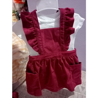 set váy yếm bé gái