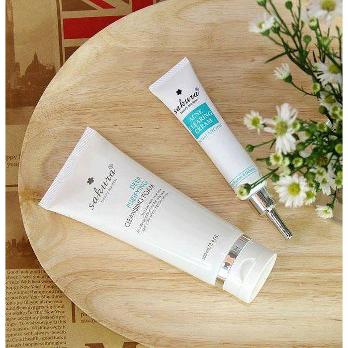 Kem giảm, ngăn ngừa mụn Sakura Acne Clearing Cream - Hàng Nhật | BigBuy360 - bigbuy360.vn