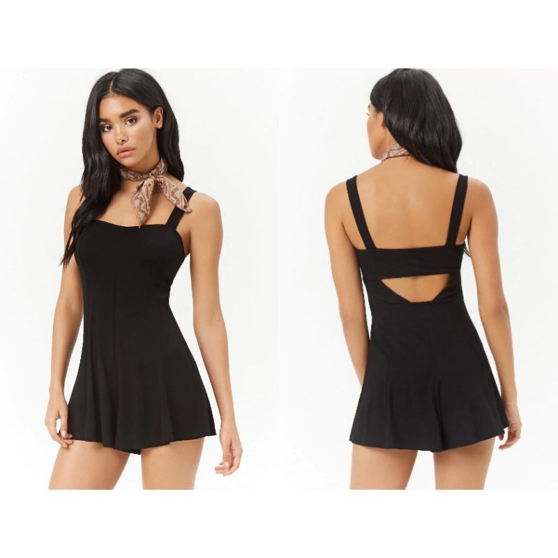 Đồ bay romper hở lưng F21 quyến rũ