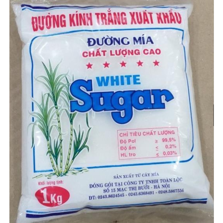 Đường kính trắng xuất khẩu 1kg