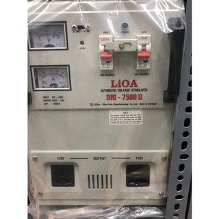 Ổn áp lioa 7,5kva dri-7500 90v-250v|lioa nhật linh 7.5kw