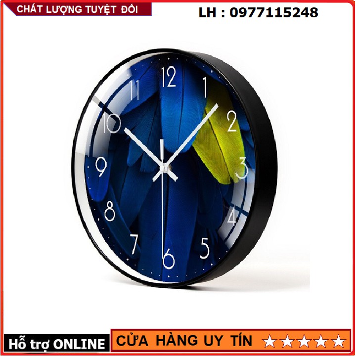 Đồng Hồ Treo Tường Kim Trôi Cao Cấp Nền Máy