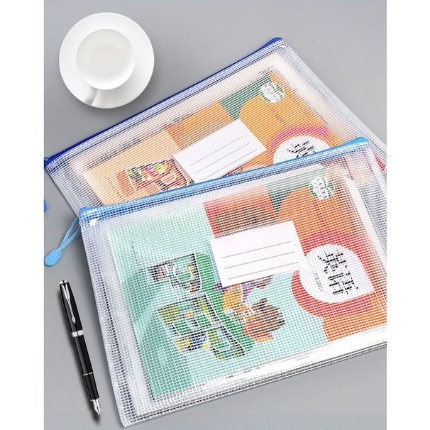 SET 5 BÌA HỒ SƠ / TÚI ĐỰNG TÀI LIỆU PVC KT:24X35CM