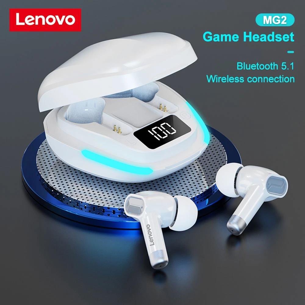 Lenovo GM2 PRO Tai nghe Bluetooth không dây đích thực 5.1 tws Tai nghe chơi game Chống ồn Tai nghe thể thao có Mic
