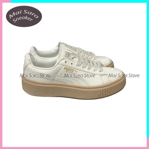 Giày puma màu trắng, giày thể thao tăng chiều cao đủ màu mới full phụ kiện hàng cao cấp, full size 36-43